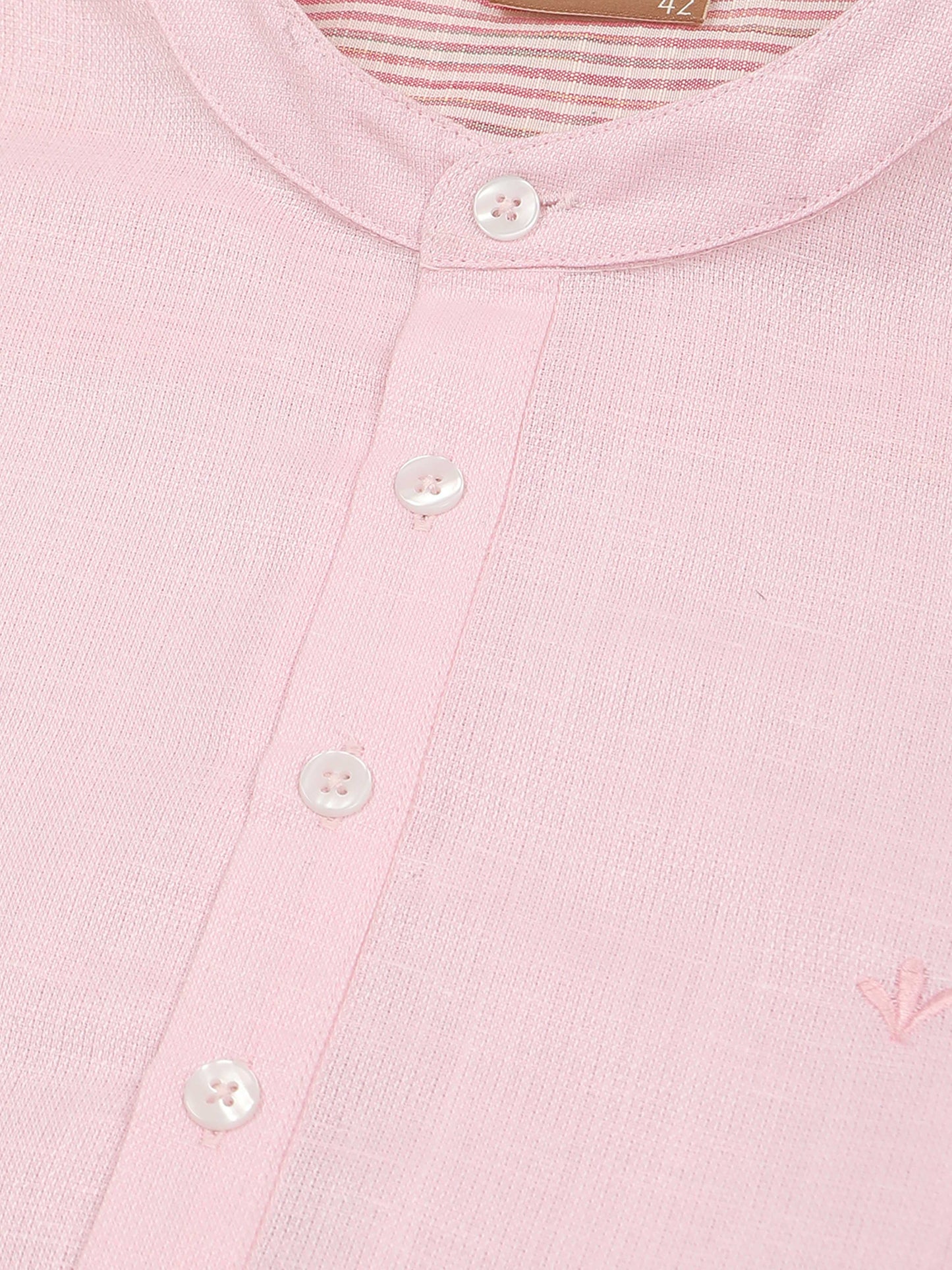 Baby Pink Short kurta For Men