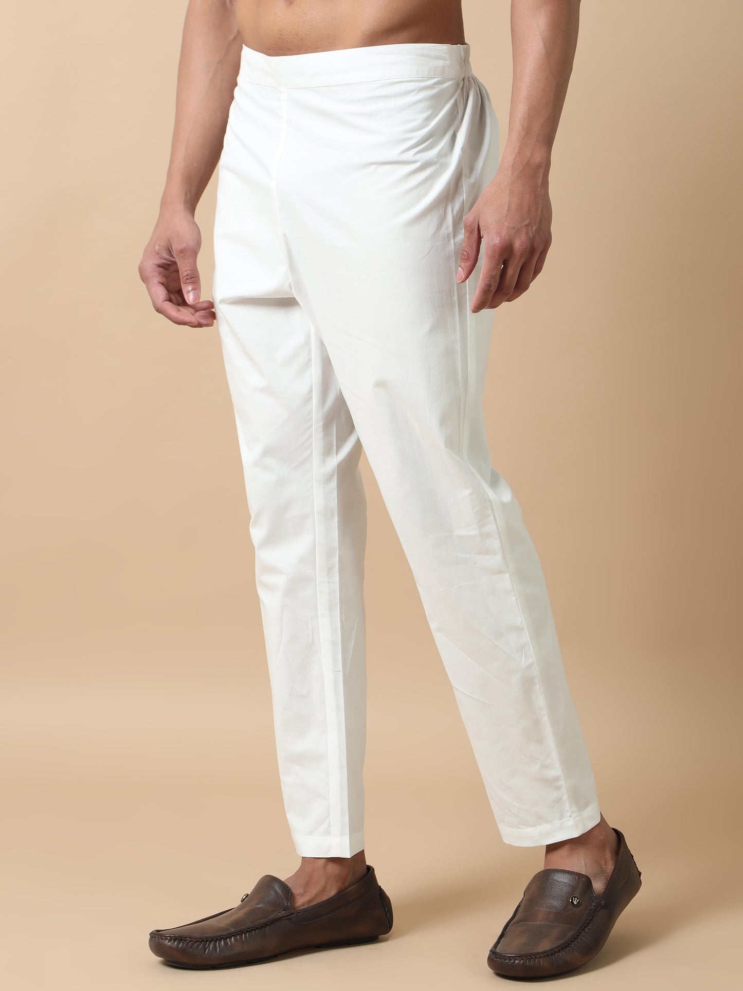 white pant for kurta