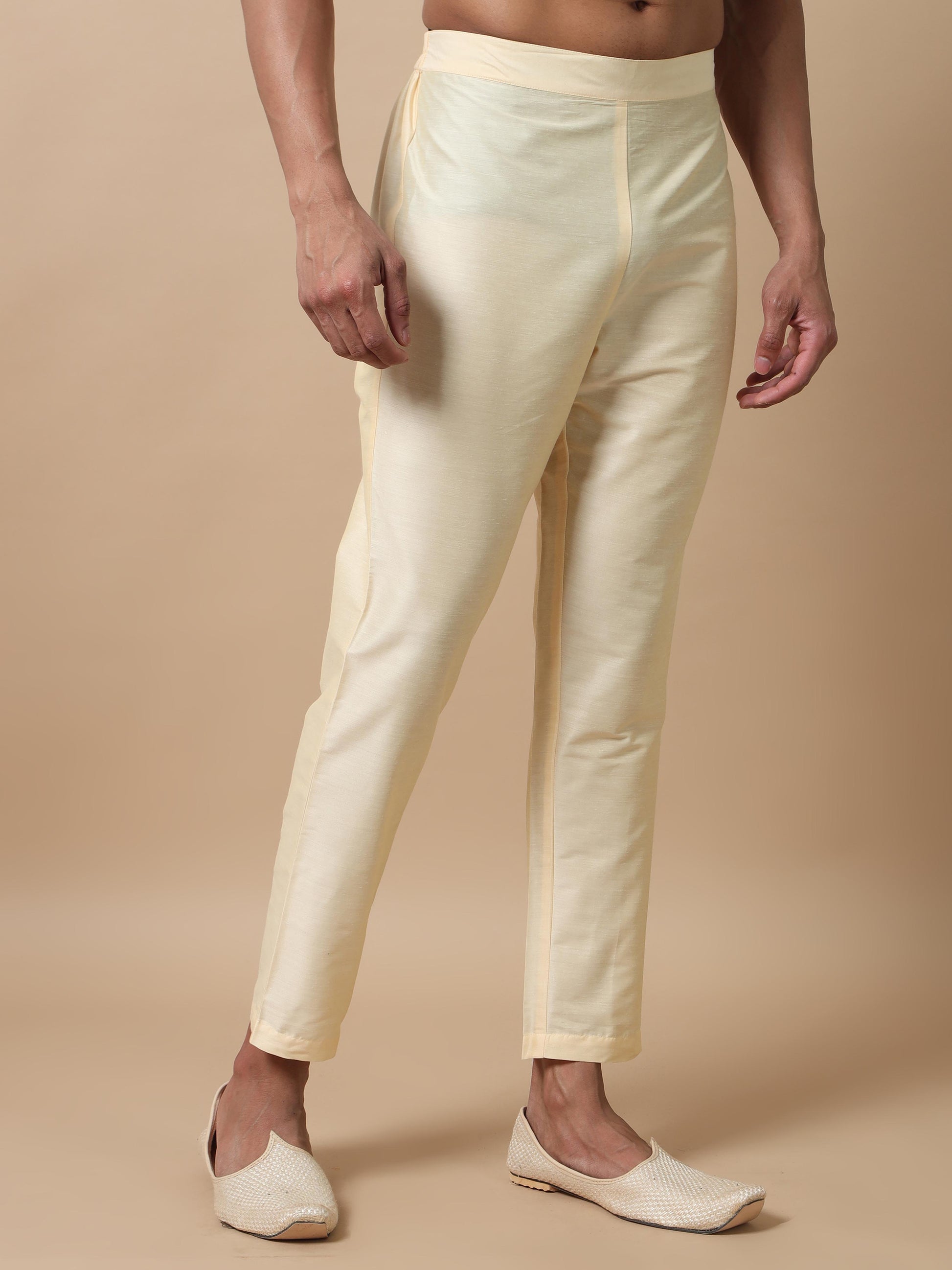 Cream kurta pant for mens