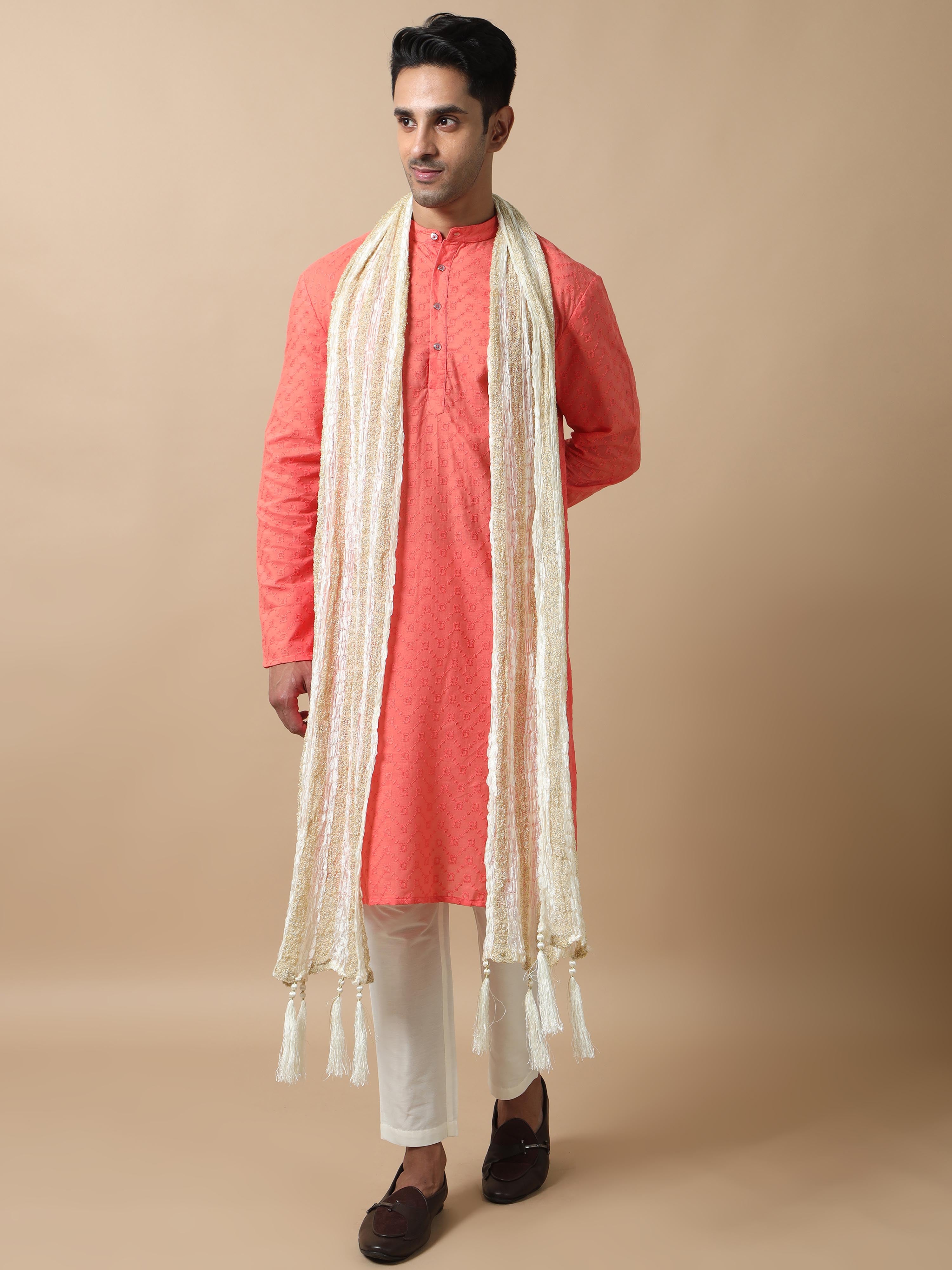 Shop Premium fabric Mens Stole for Kurta