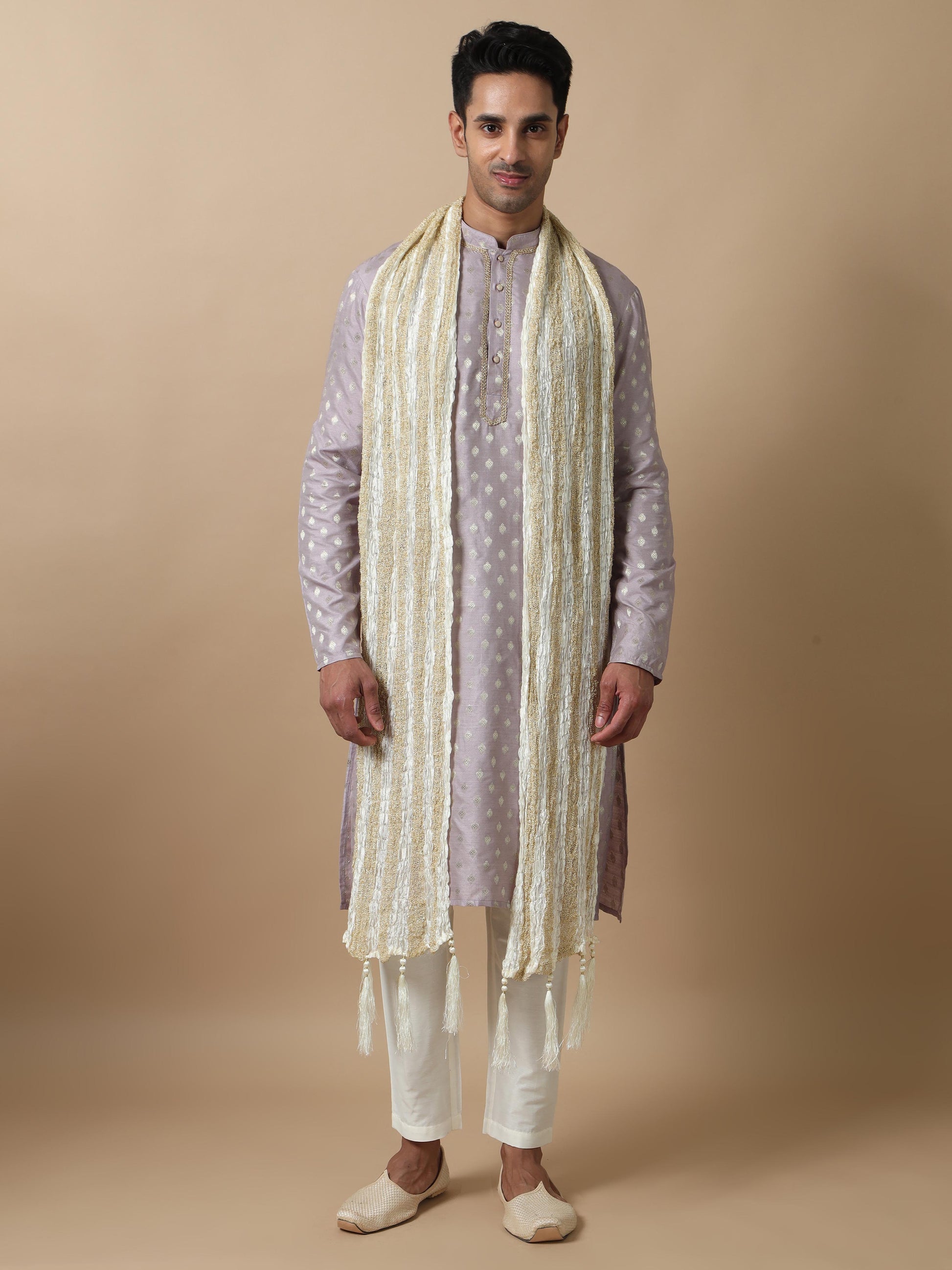 Lavender long kurta designs for mens