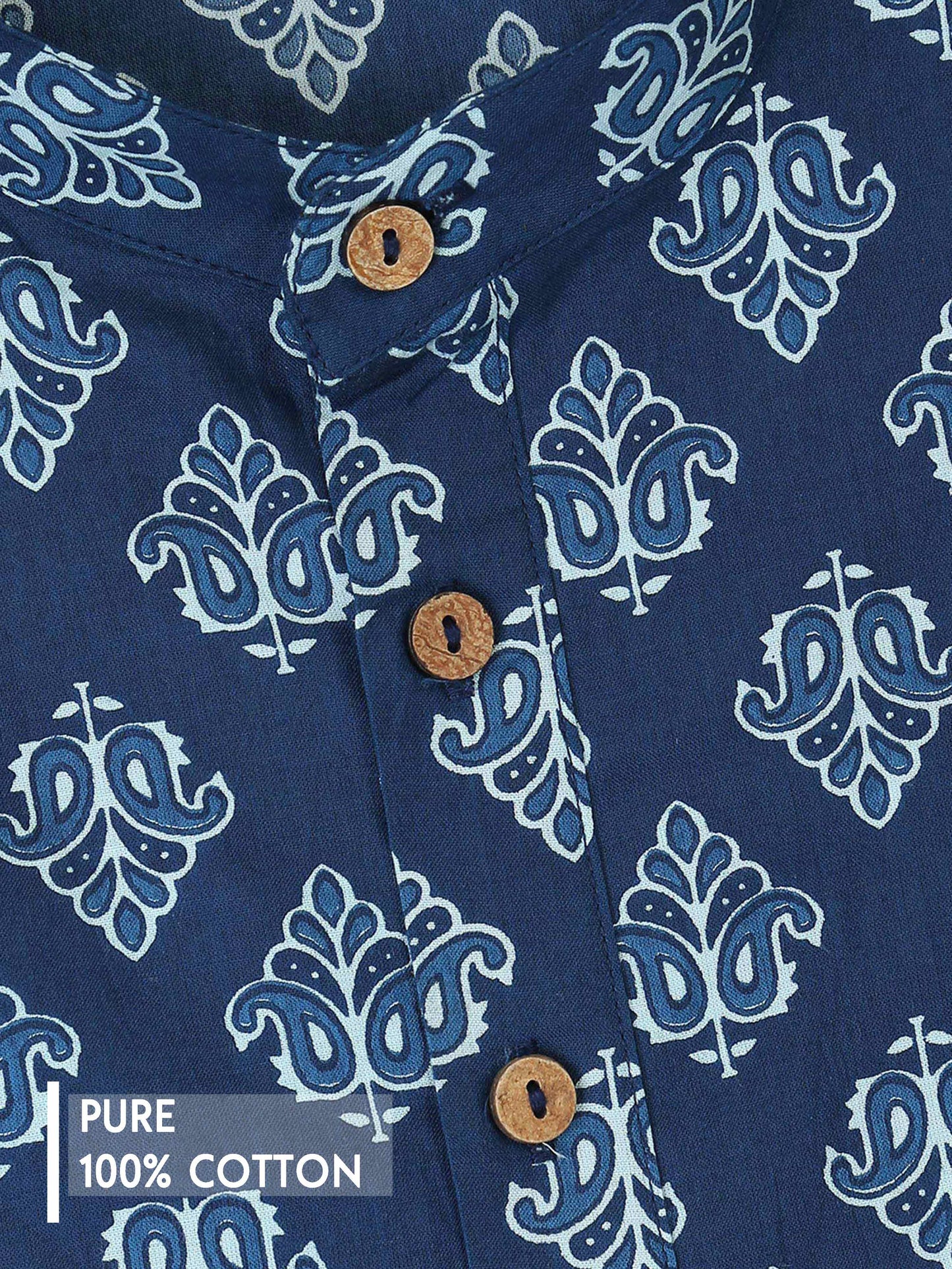 Indigo Jaipur Printed Short Kurta